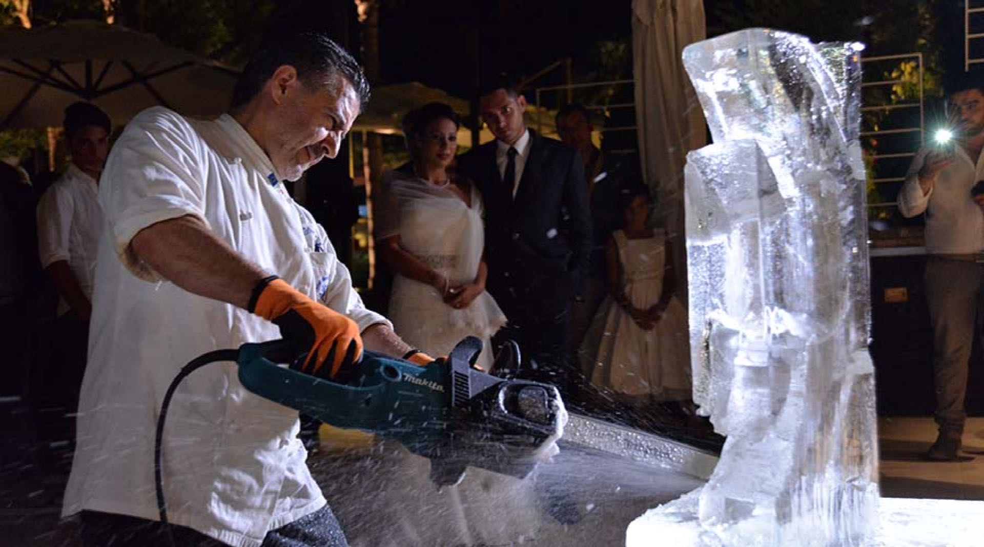 Chef per sculture di ghiaccio